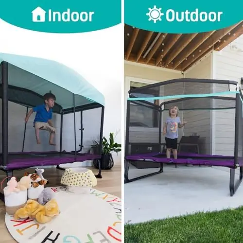 6 x 4' Kids Mini Trampoline - Purple thumbnail 5