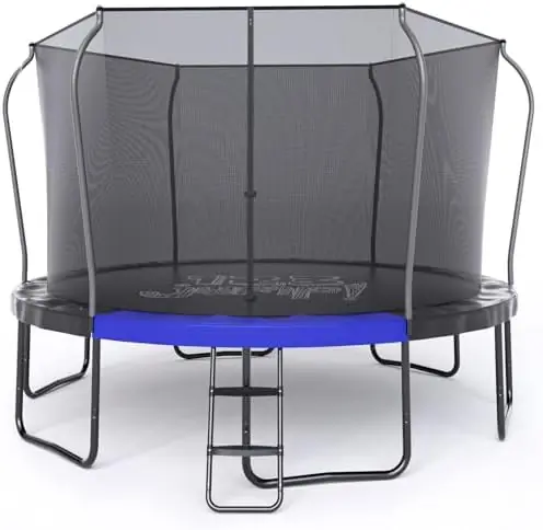 123JUMP 14' Round Trampoline with Ladder