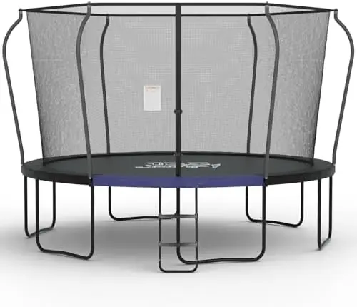 123JUMP 10' Round Trampoline with Ladder
