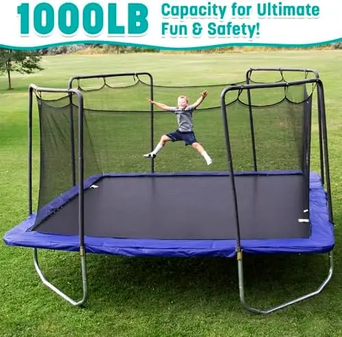 14' Square Trampoline with Enclosure thumbnail 7