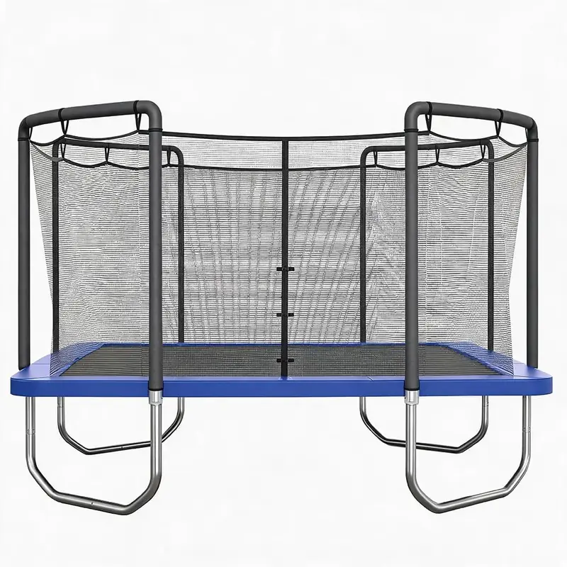 14' Square Trampoline with Enclosure